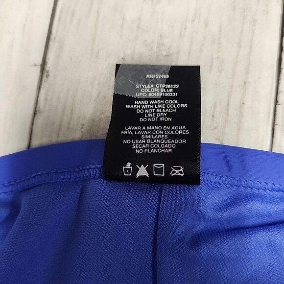 NWT Catalina One piece Blue Bathing Suit Twistfront Women's SZ 3X - Picture 11 of 12